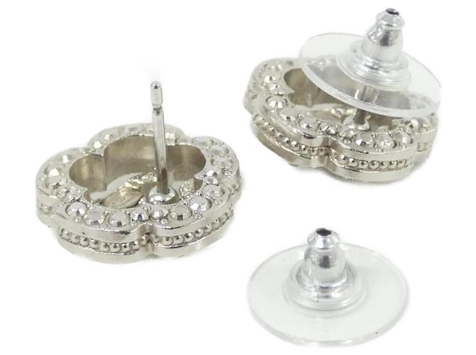Chanel AB3522 Stecker-Ohrringe Silber - Ansicht 3