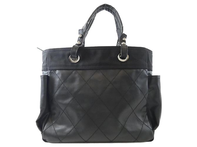 Chanel Paris Biarritz Line Handtasche Schwarz - Ansicht 2