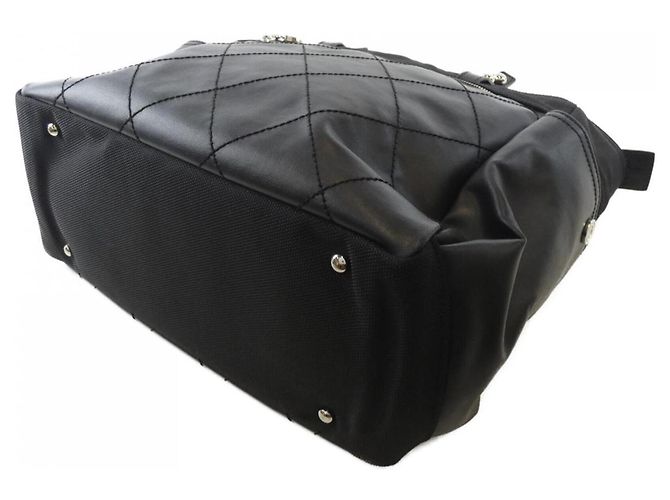 Chanel Paris Biarritz Line Handtasche Schwarz - Ansicht 3