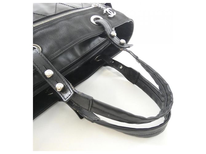 Chanel Paris Biarritz Line Handtasche Schwarz - Ansicht 5