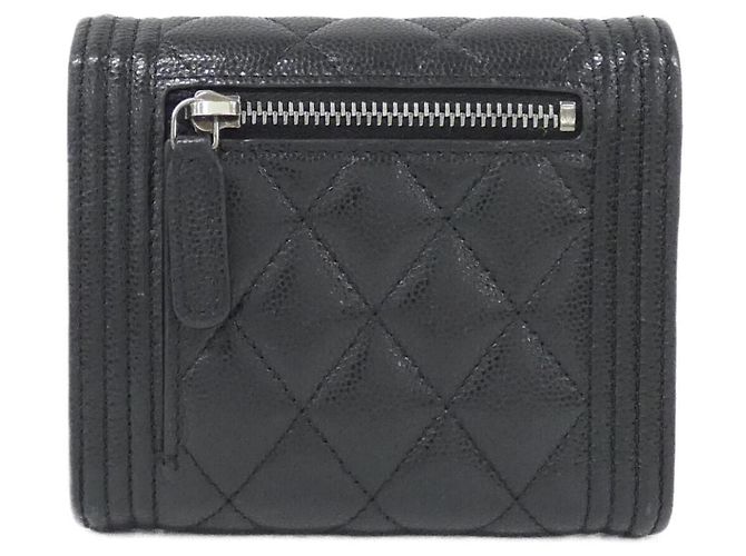 Chanel Boy Line 80734 Tri-Fold Wallet Black - view 2