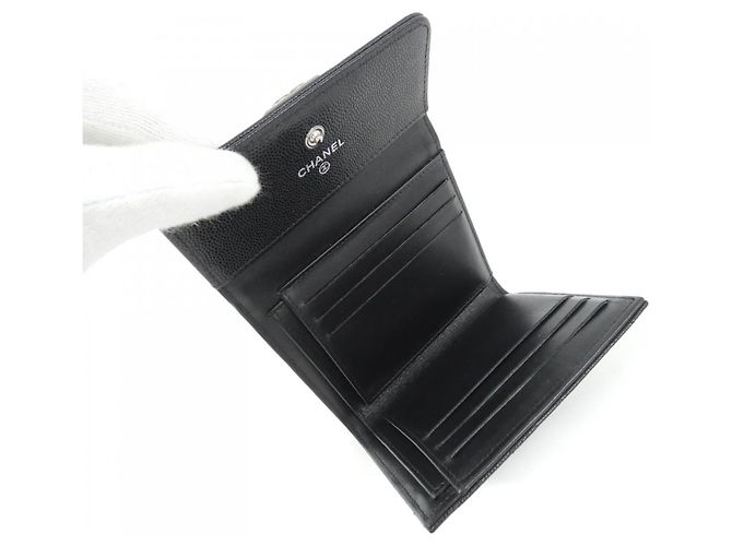 Chanel Boy Line 80734 Tri-Fold Wallet Black - view 4