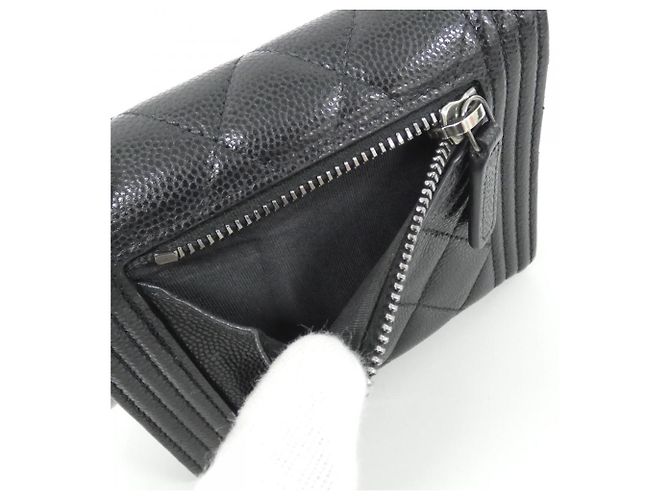Chanel Boy Line 80734 Tri-Fold Wallet Black - view 8