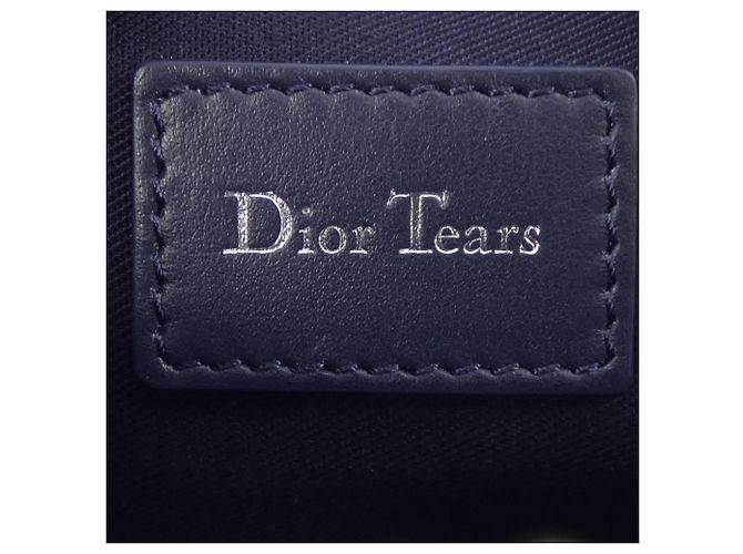 Borsa Saddle Christian Dior Dior Tears Blu navy - vista 6