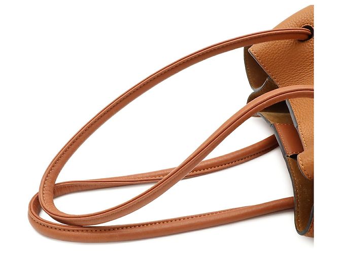 Borsa Tote Loewe Flamenco Knot Small Marrone - vista 5