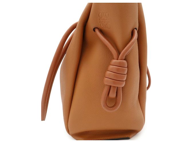 Borsa Tote Loewe Flamenco Knot Small Marrone - vista 6