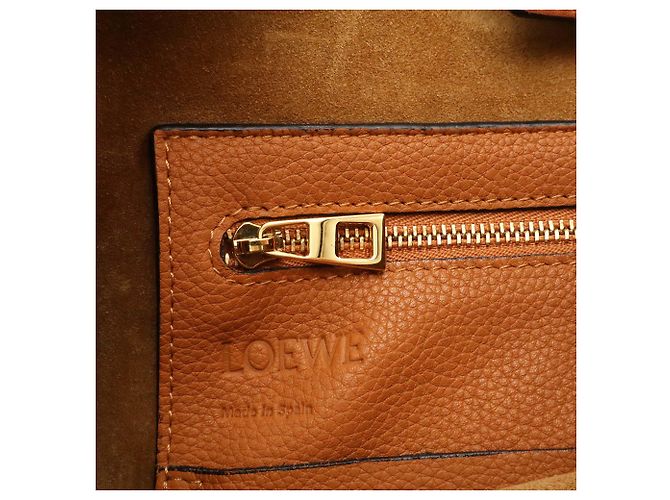 Borsa Tote Loewe Flamenco Knot Small Marrone - vista 8