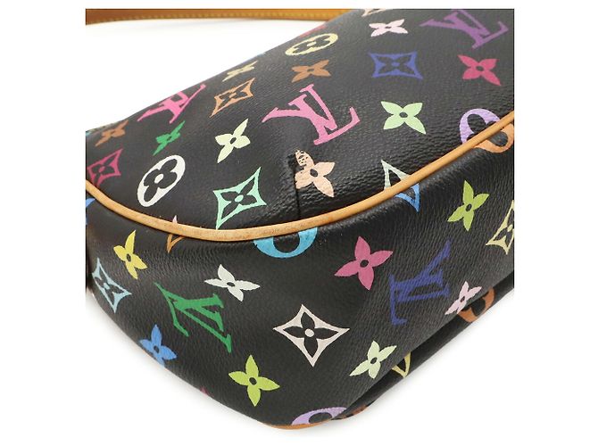 Borsa a tracolla Louis Vuitton Monogram Multicolor Lodge PM Nero - vista 4