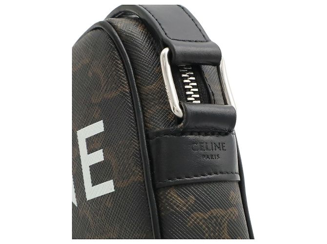 Céline Bolso de hombro Mini Triomphe Pochette Celine Marrón oscuro - vista 6