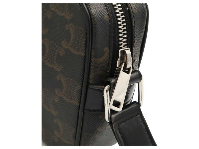 Céline Bolso de hombro Mini Triomphe Pochette Celine Marrón oscuro - vista 7