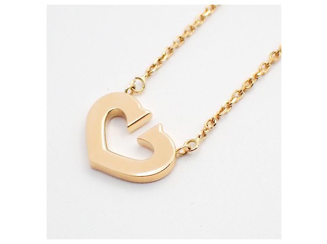 Pendente Cartier C Heart de Cartier Oro Giallo 18K D'oro - vista 3