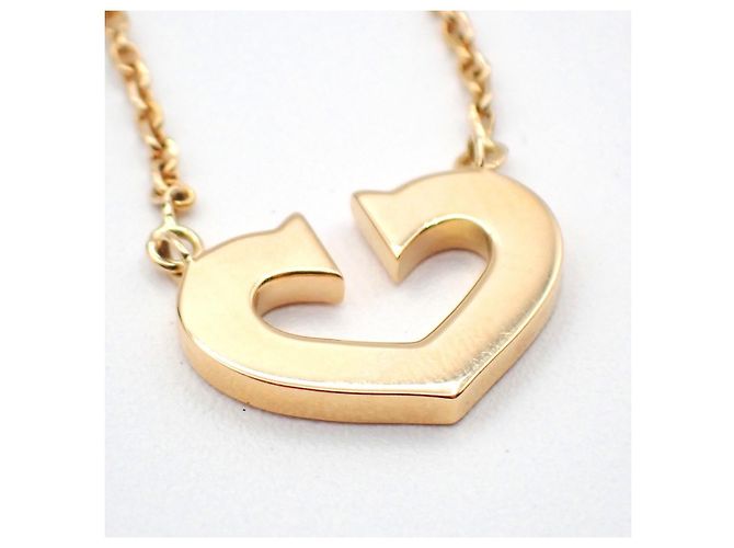 Pendente Cartier C Heart de Cartier Oro Giallo 18K D'oro - vista 4