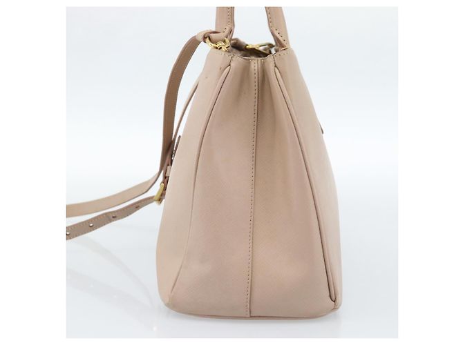 Prada Gardener's Saffiano Leather Medium Beige - vue 4