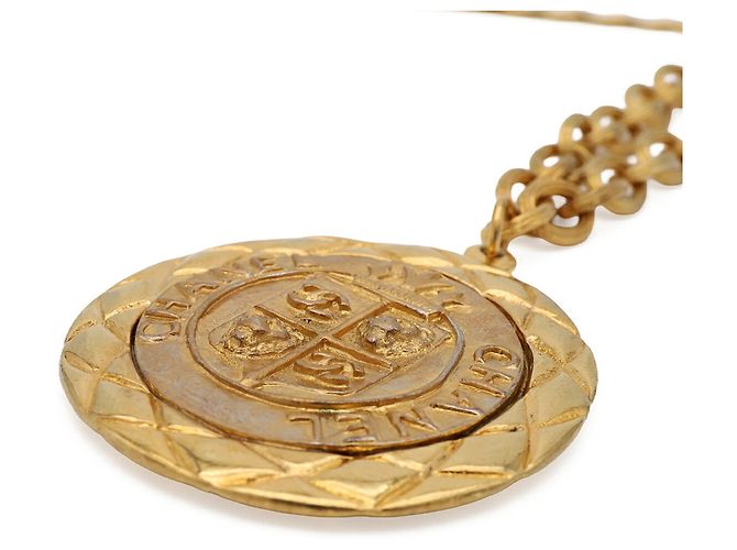 Chanel Medallion Coco Mark Lion Halskette Golden - Ansicht 4