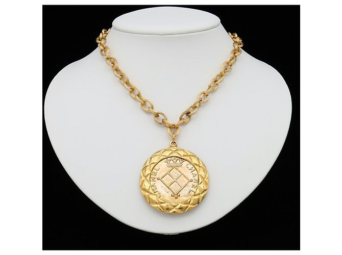 Chanel Medallion Coco Mark Lion Halskette Golden - Ansicht 8