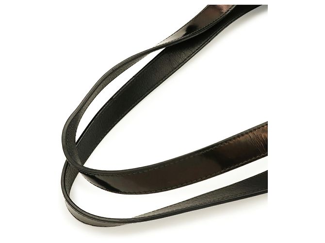 Borsa Tote a Spalla Prada in Nylon e Pelle Nero - vista 7