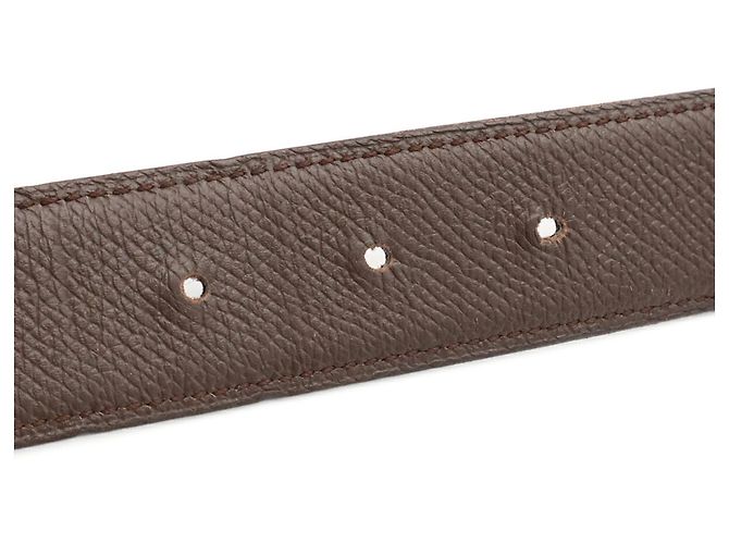 Hermès Cinturón Hermes H-Belt con hebilla H Castaño Negro - vista 9