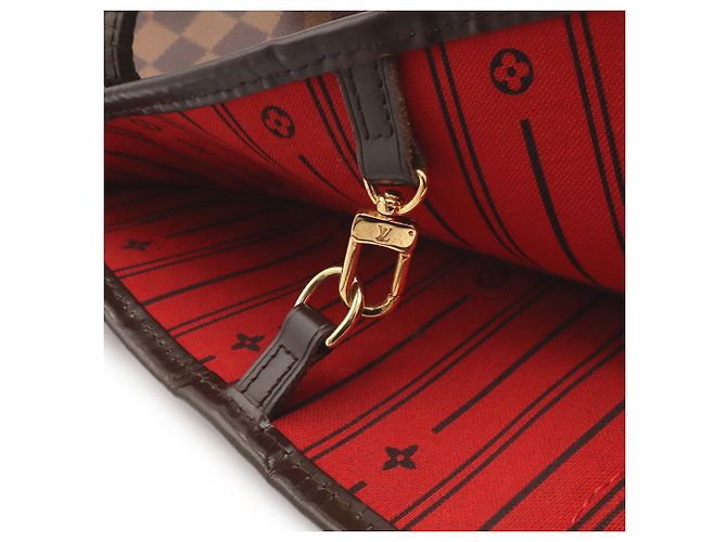 Bolso Tote Louis Vuitton Damier Neverfull MM Castaño - vista 8