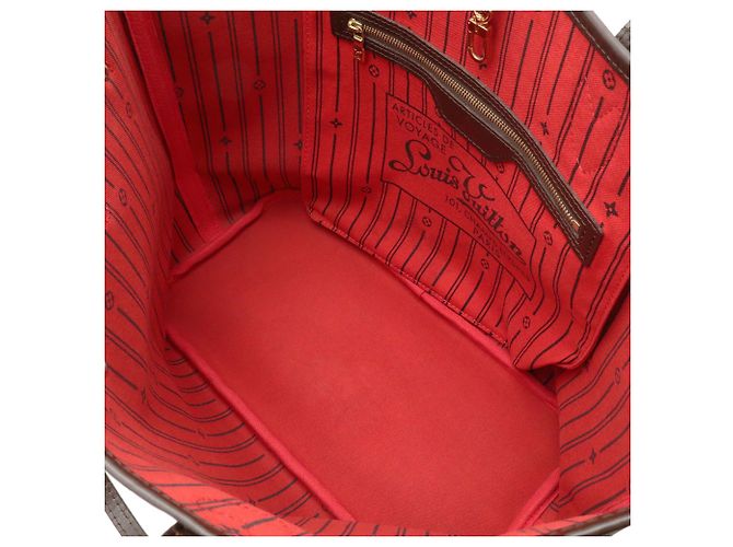 Bolso Tote Louis Vuitton Damier Neverfull MM Castaño - vista 9