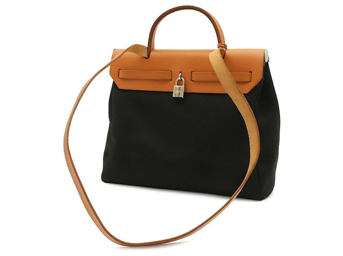 Hermès HERMES Borsa a mano/Borsa a tracolla Herbag PM Marrone Nero Marrone chiaro - vista 3