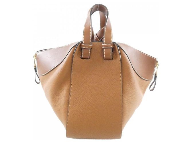 Bolso de hombro Loewe Hammock Small 387 41VN60 Castaño - vista 2