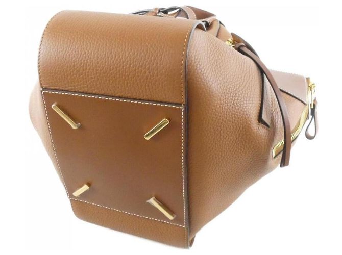 Bolso de hombro Loewe Hammock Small 387 41VN60 Castaño - vista 3
