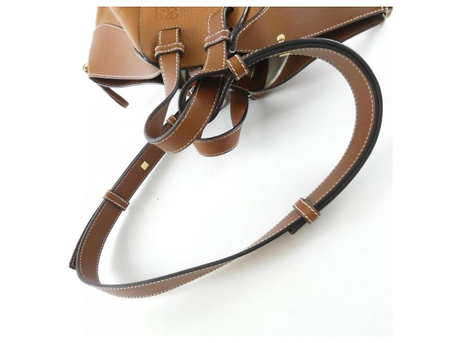 Bolso de hombro Loewe Hammock Small 387 41VN60 Castaño - vista 7