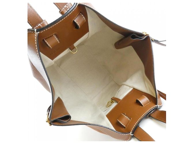 Bolso de hombro Loewe Hammock Small 387 41VN60 Castaño - vista 9
