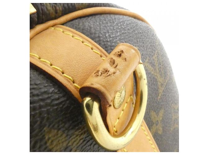 Borsa Boston Louis Vuitton Monogram Speedy Bandoulière Marrone - vista 3