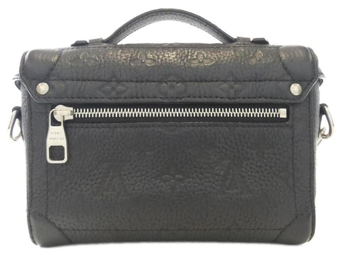 Louis Vuitton Taurillon Monogram Seoul Trunk Handtasche Schwarz - Ansicht 2