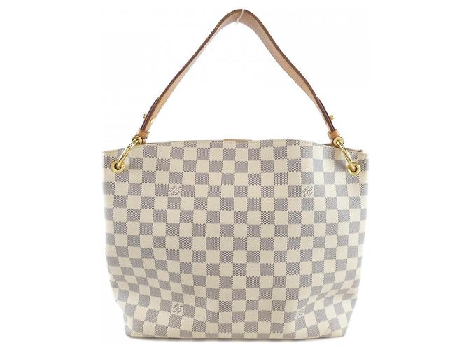 Louis Vuitton Damier Azur Graceful PM Schultertasche Blau - Ansicht 2