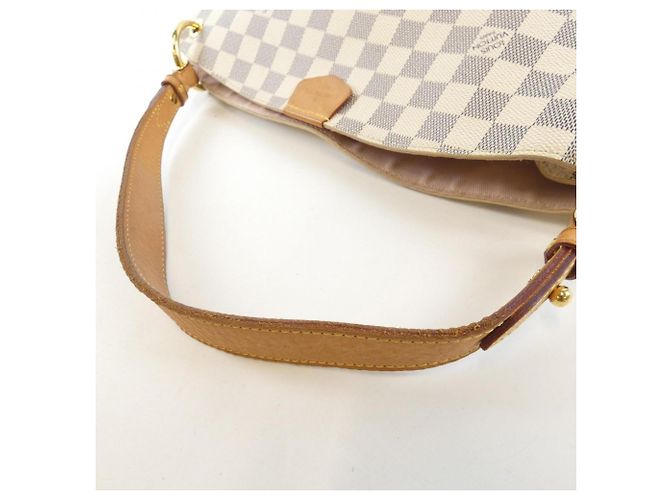 Louis Vuitton Damier Azur Graceful PM Schultertasche Blau - Ansicht 5