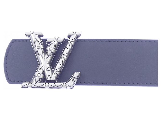 Cintura reversibile Louis Vuitton M4408 40mm Nero - vista 2