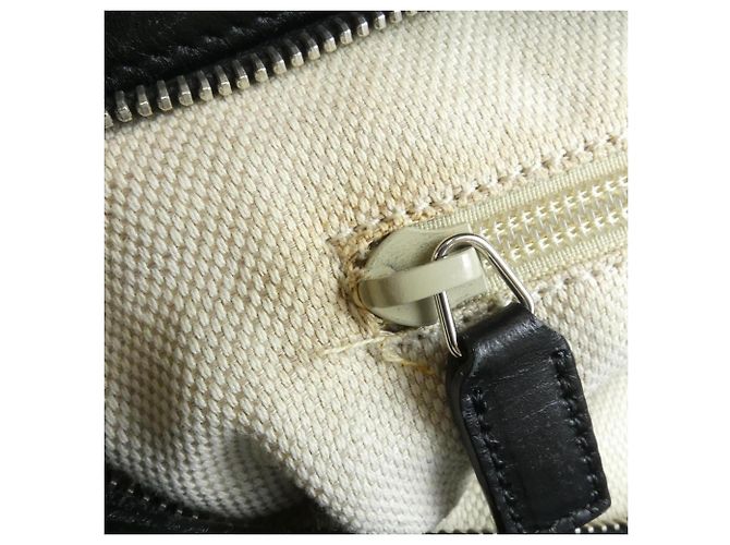 Borsa a tracolla Gucci in tela GG nera Nero - vista 10