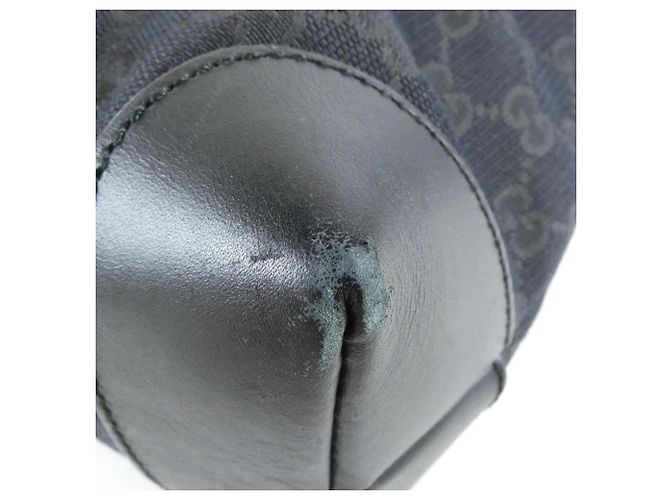Borsa a tracolla Gucci in tela GG nera Nero - vista 3