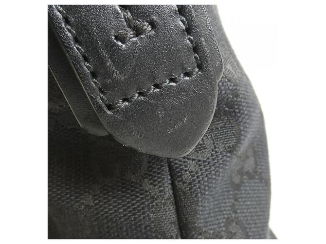 Borsa a tracolla Gucci in tela GG nera Nero - vista 4