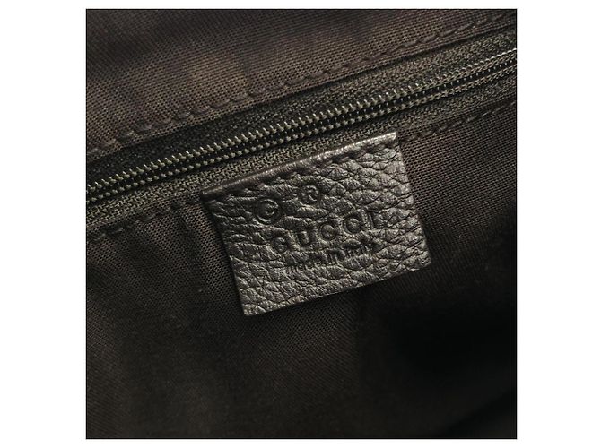 Borsa a tracolla Gucci 265692 in denim marrone scuro - vista 9