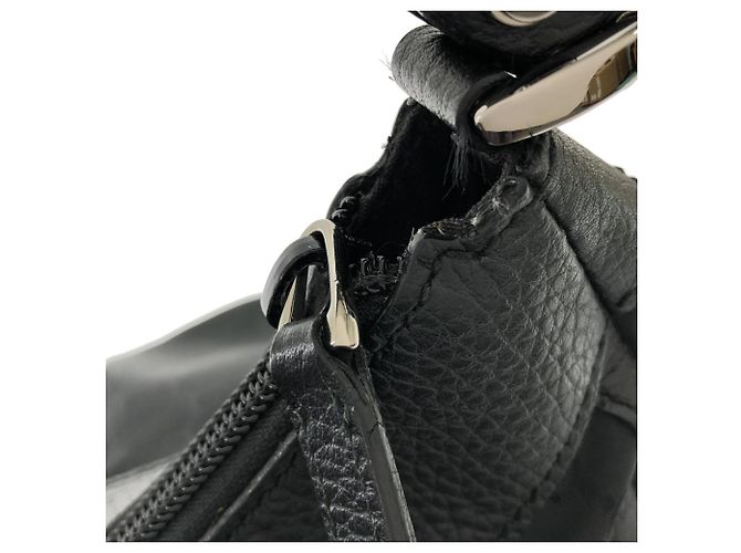 Borsa a tracolla Gucci 265692 in nylon nero - vista 5