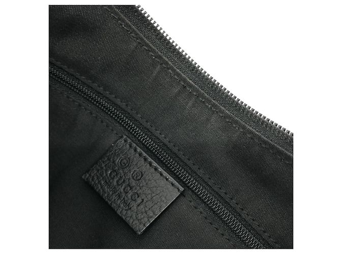 Borsa a tracolla Gucci 265692 in nylon nero - vista 9