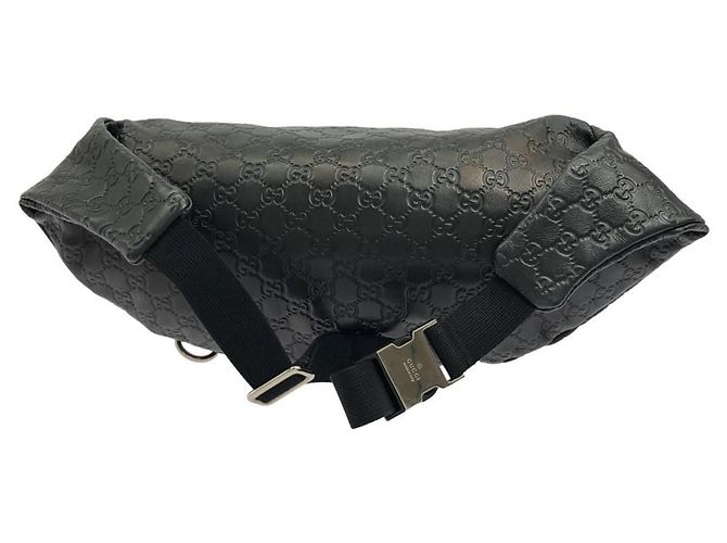 Marsupio in pelle Gucci 246409 AF65N Nero - vista 2