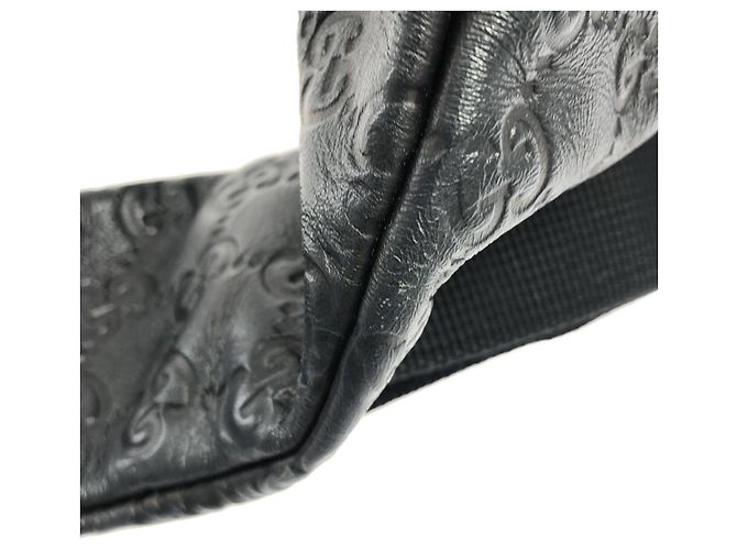 Marsupio in pelle Gucci 246409 AF65N Nero - vista 3