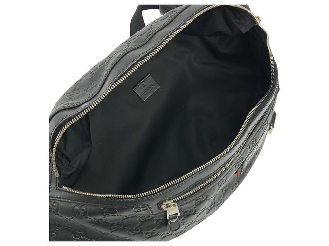 Marsupio in pelle Gucci 246409 AF65N Nero - vista 9