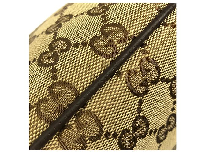 Borsa a tracolla Gucci 181092 FTASR Beige Marrone scuro - vista 3
