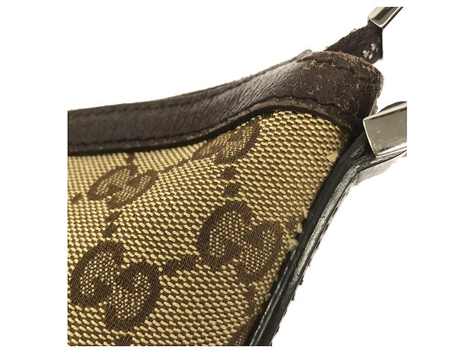 Borsa a tracolla Gucci 181092 FTASR Beige Marrone scuro - vista 6