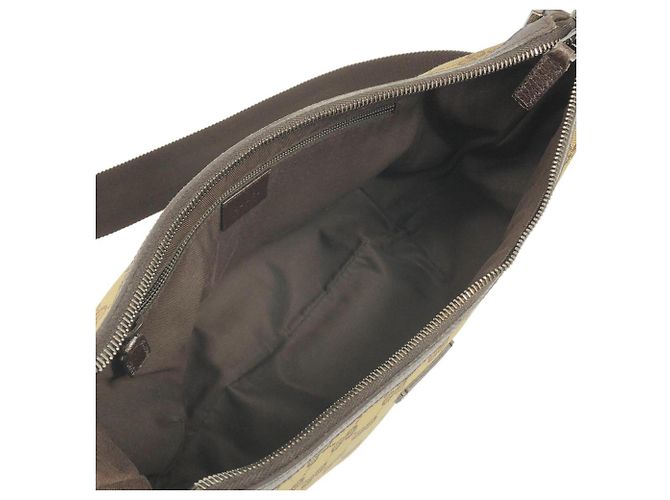 Borsa a tracolla Gucci 181092 FTASR Beige Marrone scuro - vista 8