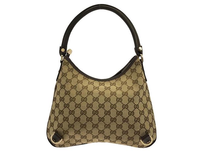 Borsa a tracolla Gucci GG Canvas Marrone Beige - vista 2