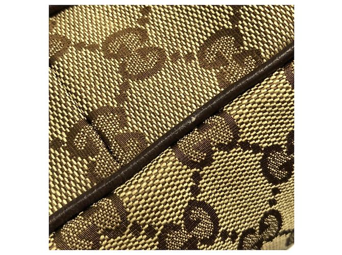 Borsa a tracolla Gucci GG Canvas Marrone Beige - vista 3