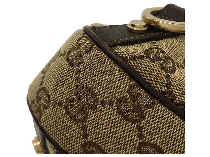 Borsa a tracolla Gucci GG Canvas Marrone Beige - vista 4