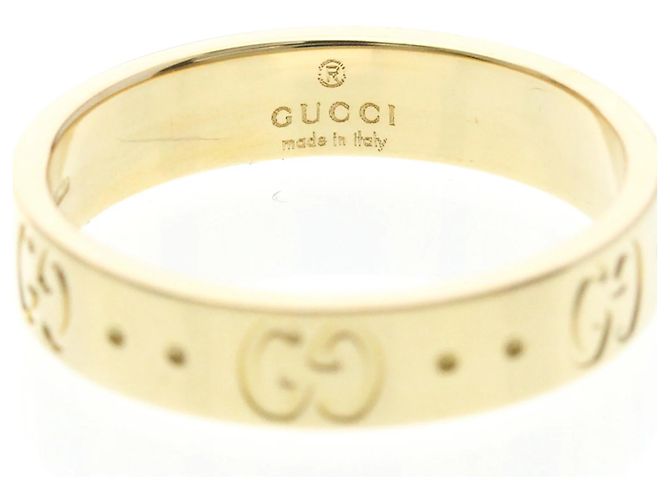 Gucci Icon Band Or Jaune 18K 4mm Doré - vue 5
