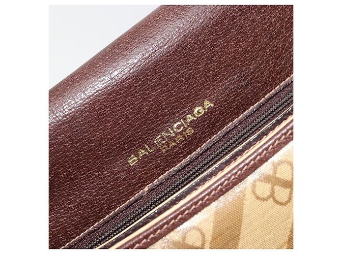Balenciaga B. Shoulder Leather Beige - vista 6